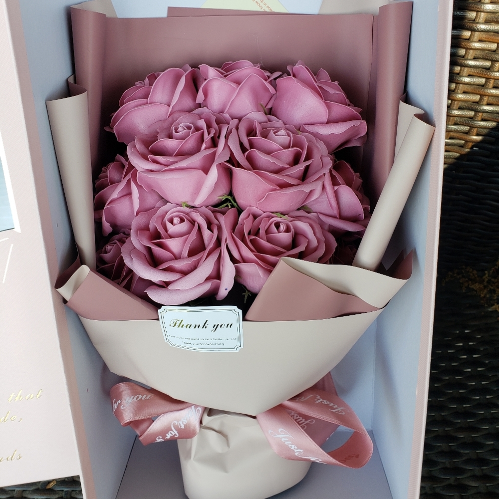 Soap flowers